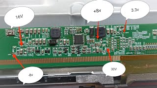 Lg led tv repair back light ok no picture problem