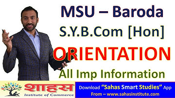 S.Y.B.Com (Hon) MSU - Subjects Syllabus Study All Information Lecture [Offline & Online] #msu #bcom