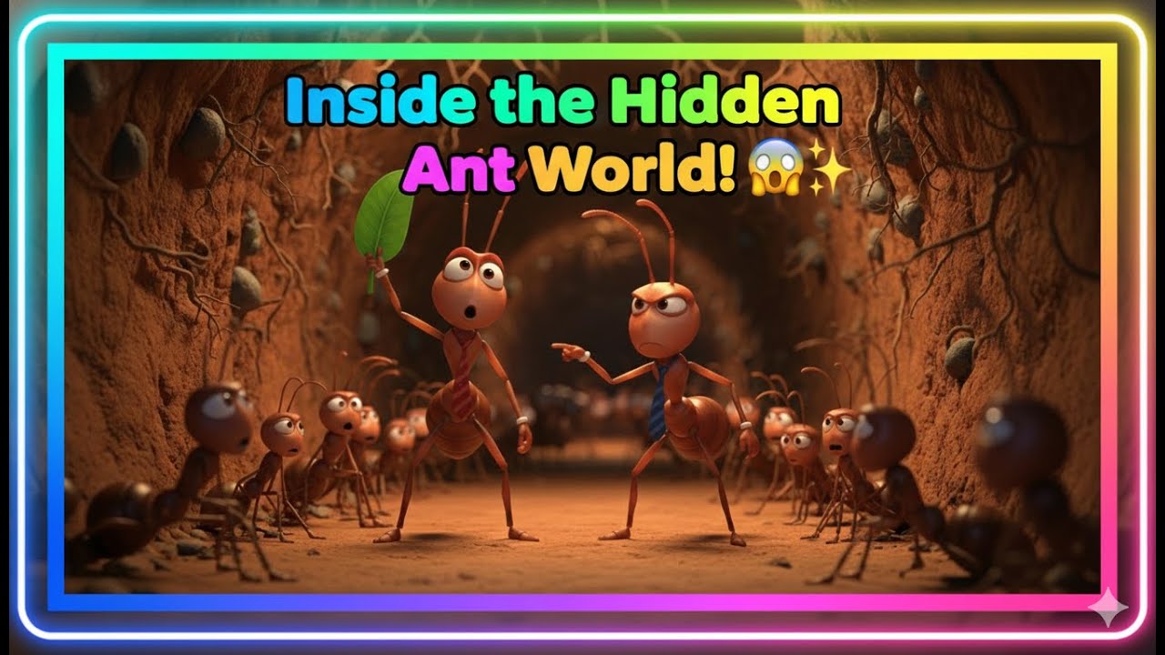 INSIDE THE HIDDEN Ant World 🐜✨ | A Magical Pixar-Style Adventure Underground!
