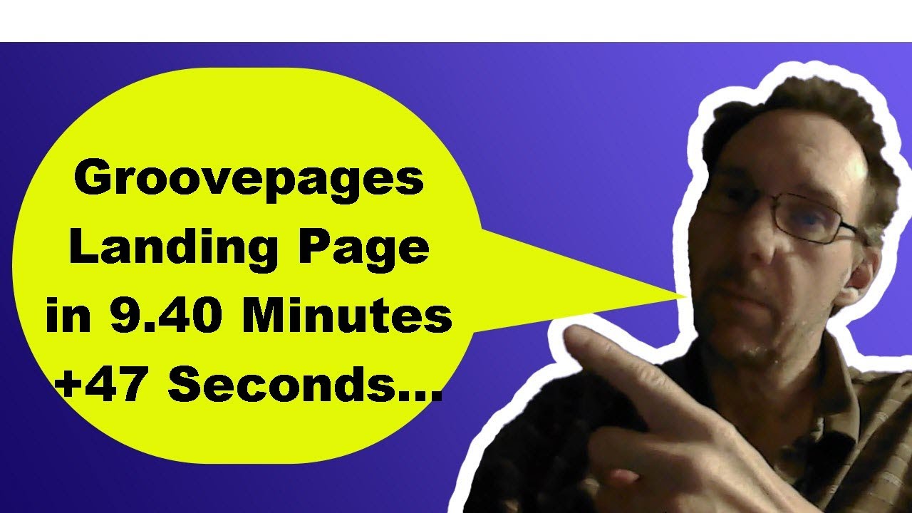 Affiliate Millionaire How To Create A Landing Page in Groovepage in just 10 Minutes - missing part