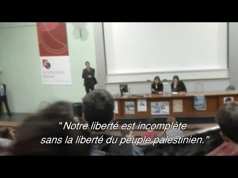 CONTRE LA VENUE DE L''AMBASSADRICE D'ISRAEL A SCIENCES PO RENNES (Mouvement Germinal)