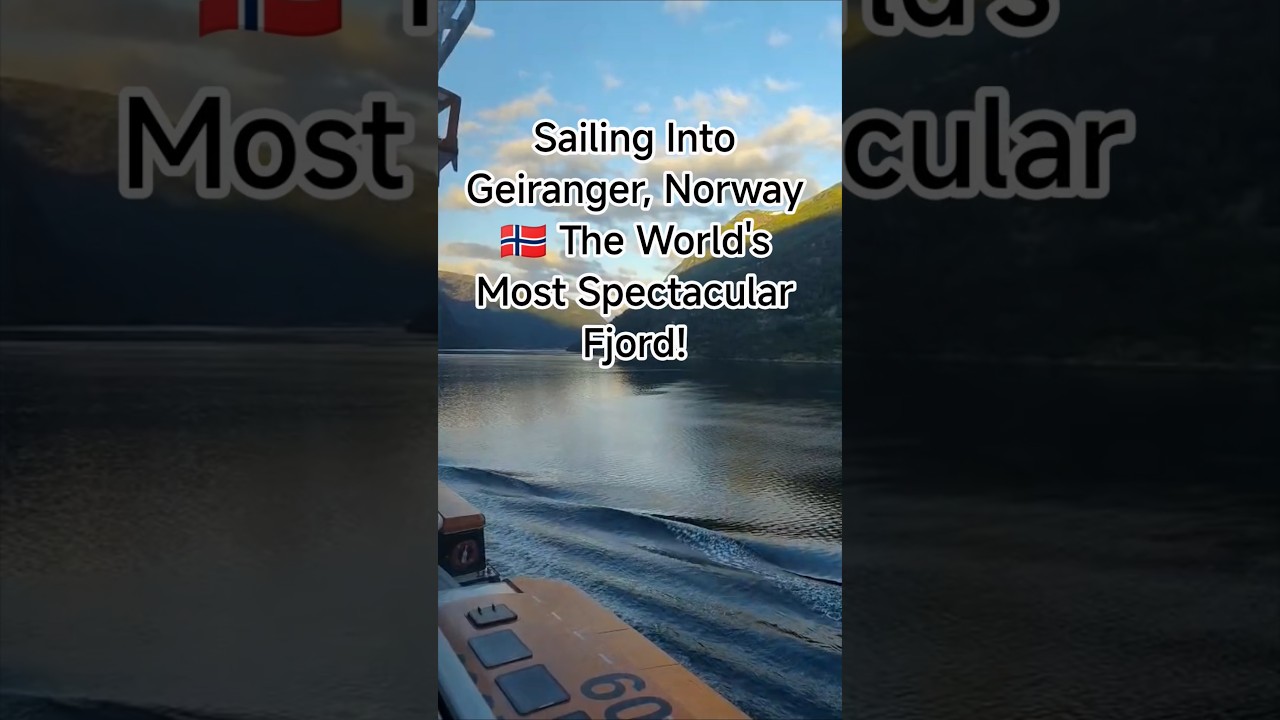 Sailing Into Geiranger, Norway 🇳🇴 The World's Most Spectacular Fjord!