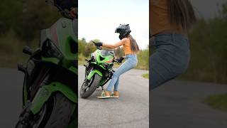 How To Easily U Turn Your Bike 💪 #Tips #Motos #Kawasaki #Stunt #Dafy #Michelin