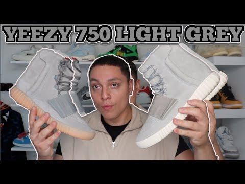 adidas Yeezy Boost 750 Light Grey Glow In the Dark (Review