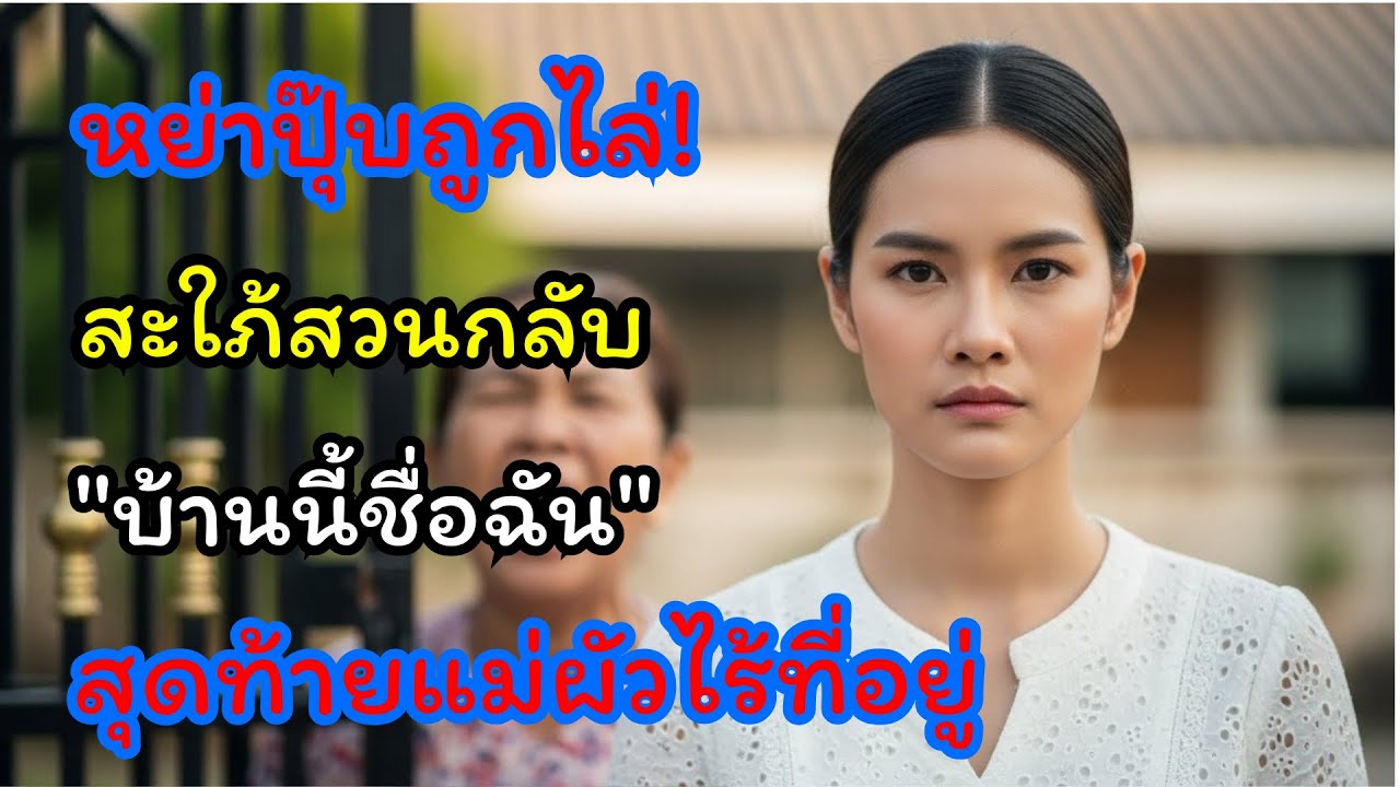 แม่ผัวไล่ตะเพิดหลังหย่า! หารู้ไม่บ้านเป็นของฉัน... เช้ามาทั้งบ้าน 7 ชีวิตต้องหอบเสื่อไปนอนข้างถนน