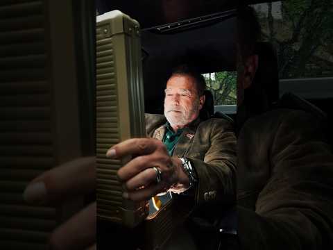 A sense of mystery in Cannes. Starring Arnold Schwarzenegger.