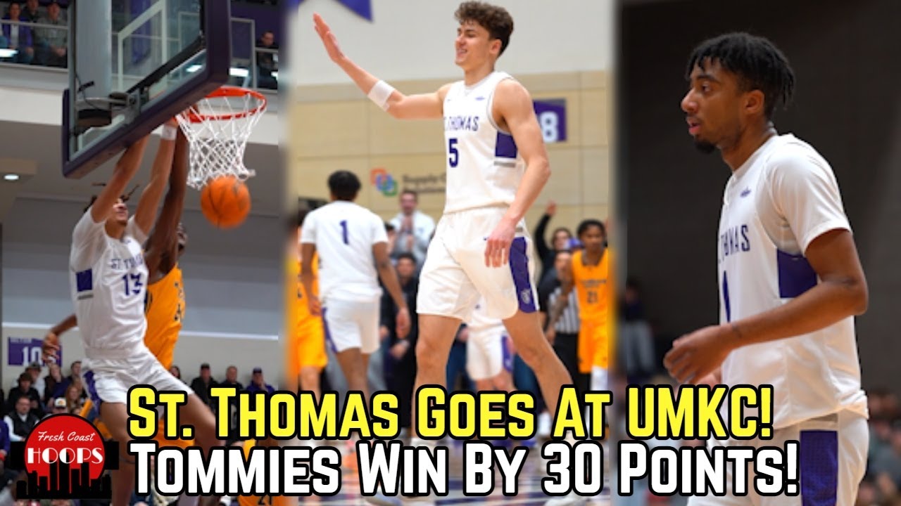 St. Thomas Puts On A Show vs UMKC! Former D3 Hooper Gets Buckets!