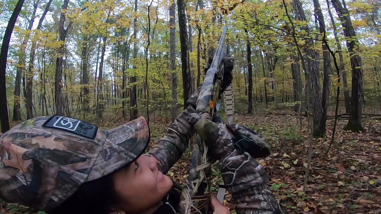 Shrejal first time gun firing | Funny gunfire | Nepali girl hunter