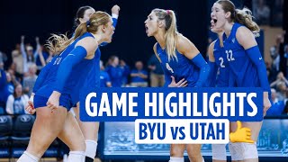 BYU Women's Volleyball vs Utah | Full Game Highlights (2024) Guide