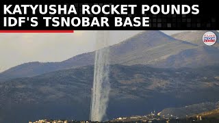 Hezbollah's Latest Strike Caught on Camera: Katyusha Rocket Hits IDF's Tsnobar Base in Golan Heights