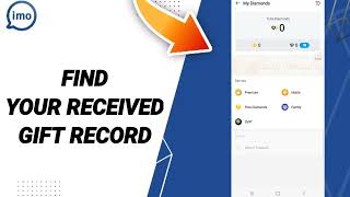 How To Find Your Received Gift Record On Imo App screenshot 1