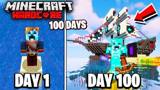 I Survived 100 Days Of HARDCORE Minecraft!