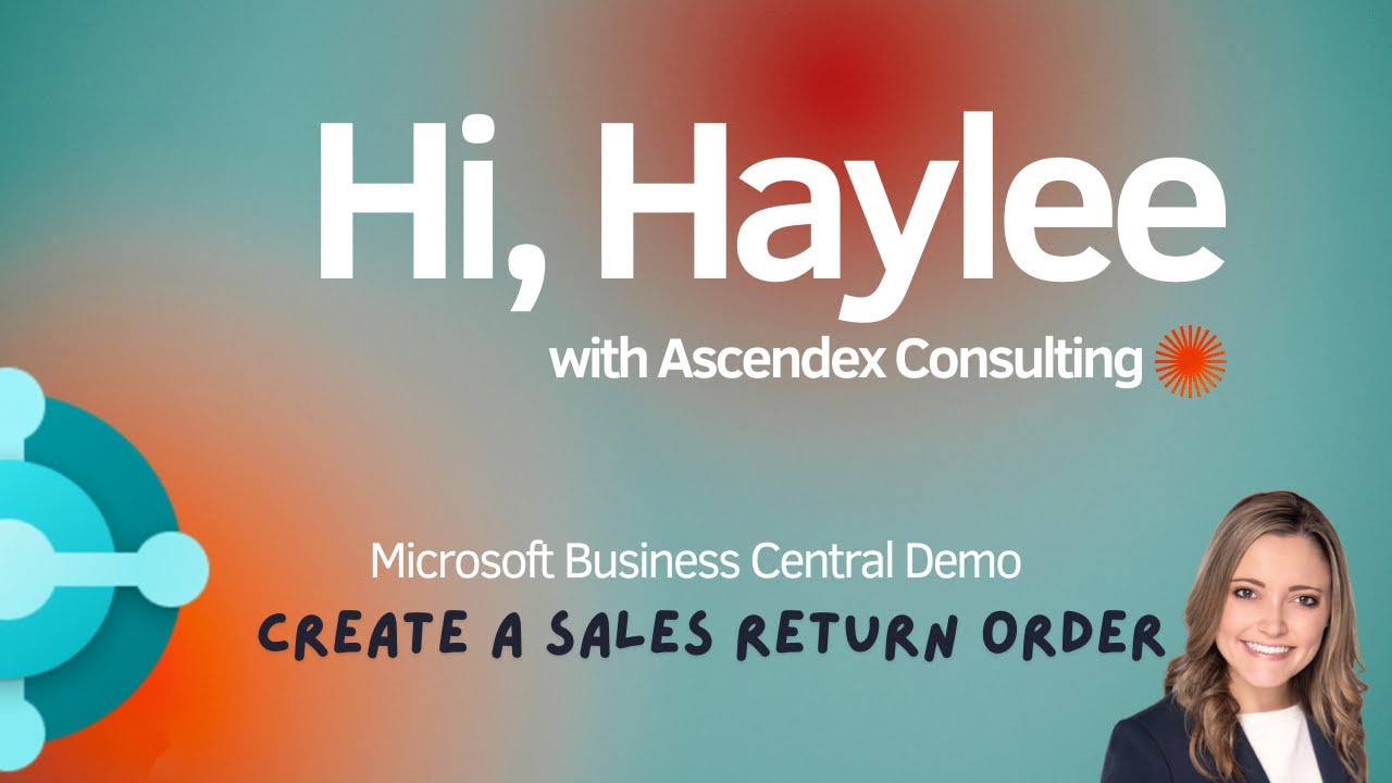 Ep. 12: Create a Sales Return Order in Business Central - YouTube
