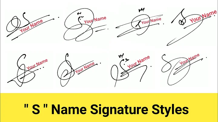 ✅ How to Draw S Signature in 10 Different Styles | S Signature Style | Signature Style Of My Name