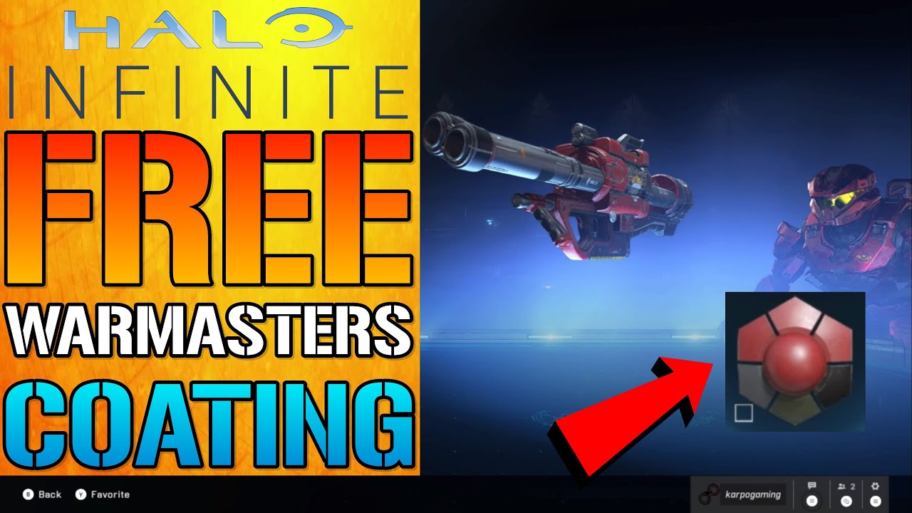 Halo Infinite: FREE RARE "Weapon Coating" WARMASTERS PRIZE! For The M41 SPNKR (Location & Guide)