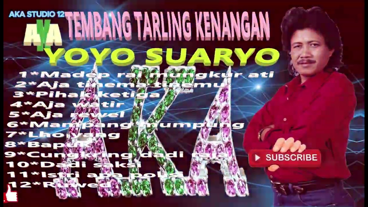 FULL ALBUM TEMBANG KENANGAN TARLING DANGDUT YOYO .S. LAGU LAGU HITS YOYO SUARYO. 