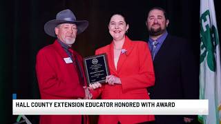 Hall County Extension Educator honored with prestigious national award