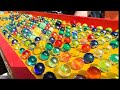 Marble Run ASMR ☆ Handmade wooden slider & underwater dragon ball transparent pipe