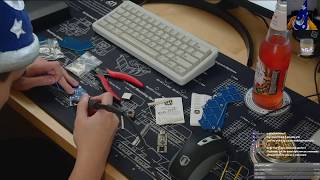 Build Stream: Clueboard California Macropad + Apple Logo on my ADK64