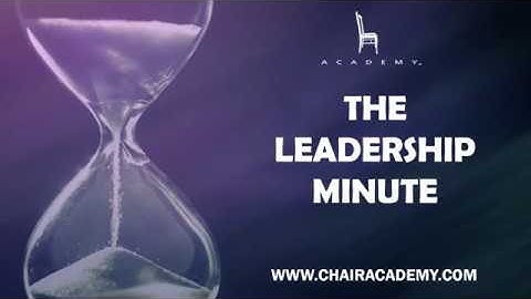 Leadership Minute: Inspire a Shared Vision