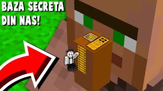 Am Gasit O Baza Secreta In Nasul Unui Satean Din Minecraft! *CE ERA ACOLO?*