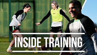 Inside Training: Liverpool FC Women Prepare for Spurs in February Sunshine At Melwood