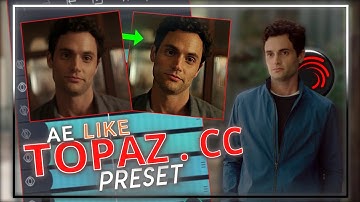 Ae like 4k Quality Topaz CC | Alight motion CC xml #transition #cc