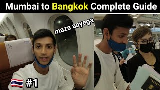 INDIA TO THAILAND BY THAI AIR | VISA ON ARRIVAL | COMPLETE GUIDE 🇹🇭