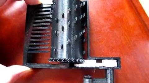 Fully 3D printed Music Box: Iteration 2