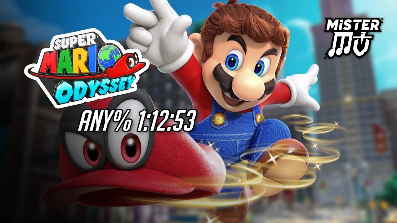 Any% in 01:51:07 by jedward925 - Super Mario Odyssey - Speedrun