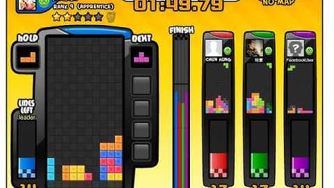 1st PLACE? / Tetris Battle #1(Sprint 4P)