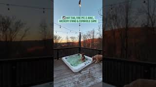 Shenandoah Yurt - cabin-like yurt w/ Hot Tub, Woodstove, E-Bikes & Archery. 2hrs from Washington DC!