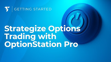 Strategieën voor optiehandel met OptionStation Pro