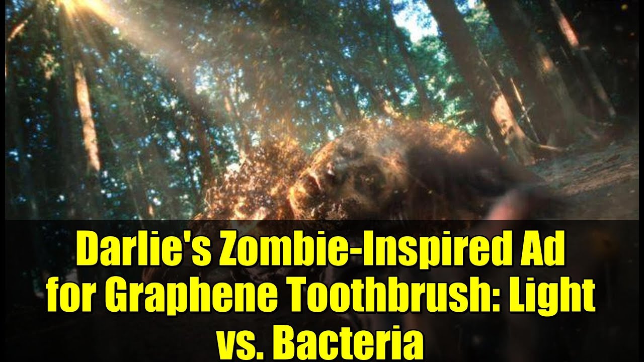 Darlie's Zombie-Inspired Ad for Graphene Toothbrush: Light vs. Bacteria