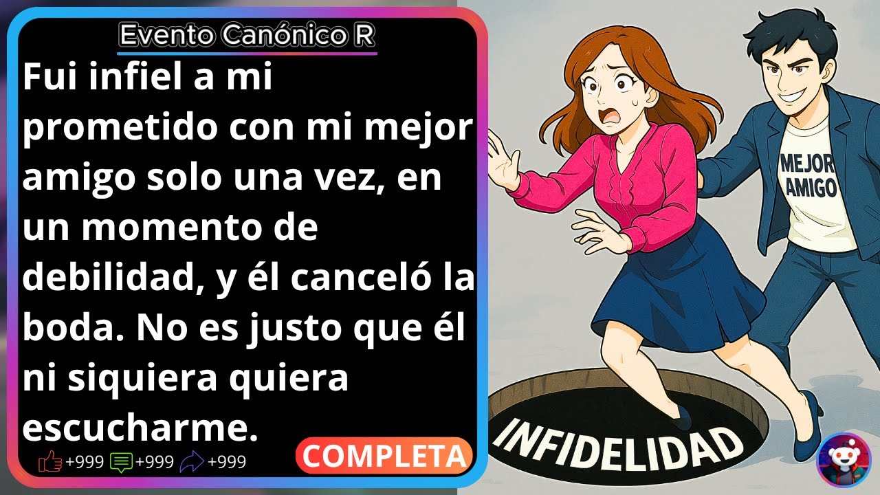 Fui infiel a mi prometido con mi mejor amigo solo una vez, y el canceló la boda. No es justo.