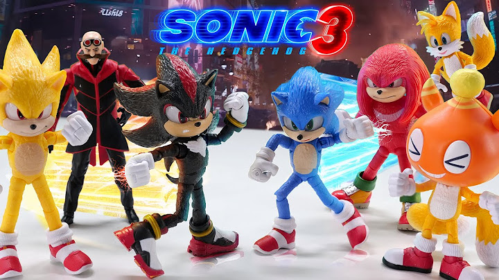 Desempaquetado de TODAS las figuras de acción de Sonic Movie 3