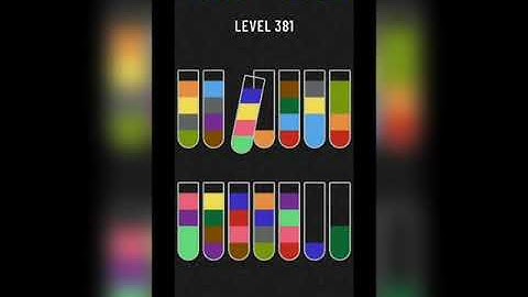 Water sort puzzle level 381