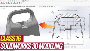 Learn Solidworks 3D Modeling from 2d drawing | Solidworks Tutorials