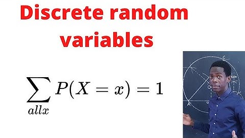 Discrete random variables.........#africastruggle.