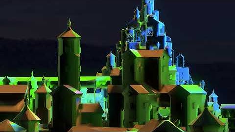 Town Quake 2 RTX with 1200000 polygon model