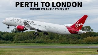 VIRGIN ATLANTIC Eyes PERTH TO LONDON Flight