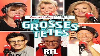 Les Grosses Têtes : Émission du mercredi 8 mars 2023