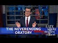 Stephen Colbert is back, jumps straight into Donald Trump's weird CPAC speech