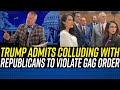 Trump Announces at Court That He&#39;s Directing His Bootlickers to Violate the Gag Order for Him!!!