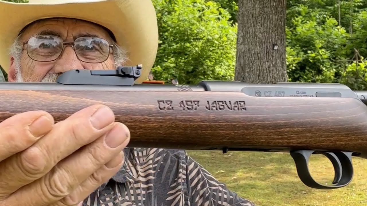 CZ 457 jaguar Xll 22 caliber range review - YouTube