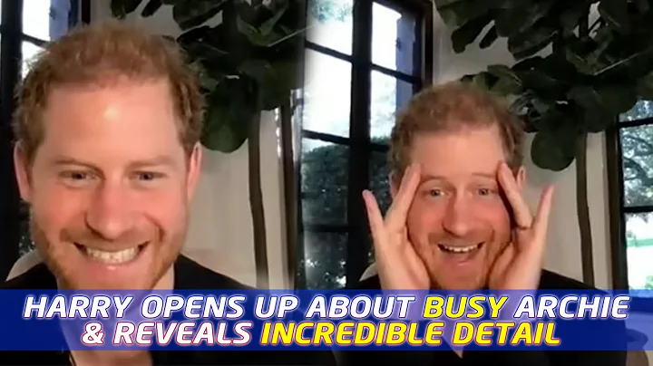 Prince Harry opens up about Archie is 'very busy' ...