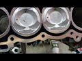 [Part5] 1nzfe Pistons and Base Plate Install How to rebuild your Toyota Engine