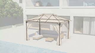 LAUSAINT HOME 10'x13' Patio Gazebo screenshot 5