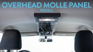 Overhead MOLLE Panel Install