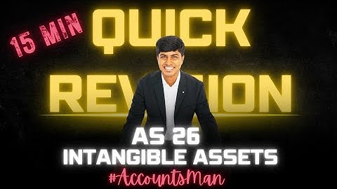 AS 26 - Intangible Assets | Quick Revision | CA Inter | Advanced Accounting